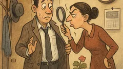 Banc: Vine soțul acasă târziu...