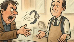 Banc: Intră un bărbat furios la bijuterii