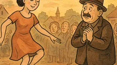 Banc: Domnișoară, dansezi?