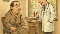 Banc: intră pacientul la medic