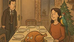 Banc: Un soț trimite un papagal vorbitor