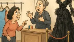 Banc: Cât costă rochia albastră?