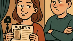 Banc: — Iubitule, sunt geloasă?