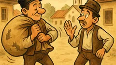 Banc: Un om căra un sac mișcător