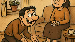 Banc: Iubi, ce frumoși sunt papucii tăi!