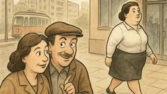 Banc: Mitică, pe drum, vede noua șefă