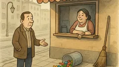 Banc: Bună ziua, aveți bomboane vărsate?