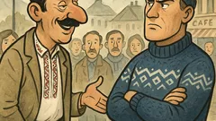 Banc: Românul: „Să vezi ce vă dăm!”