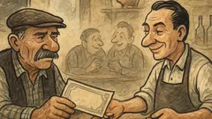 Banc: Badea Ion intră într-un bar...