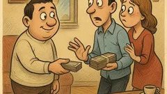 Banc: Bulă o prinde pe sora lui