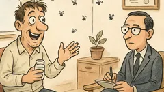 Banc: La psihiatru, muștele se văd clar