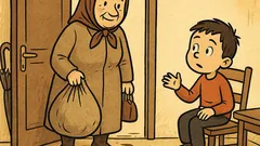 Banc: Bunică, ai venit singură la noi?