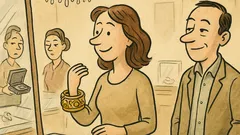 Banc: Într-un magazin de bijuterii...