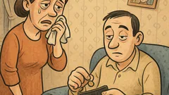 Banc: Soția plânge, soțul calculează banii