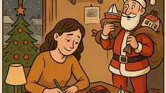 Banc: Scrie o fată lui Moș Crăciun...