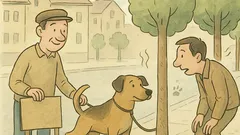 Banc: E de vânzare câinele ăsta?