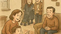 Banc: Mamă, tata are părinți?