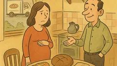 Banc: Dragul meu, mi se mărește burta...