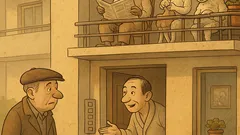 Banc: Ați văzut familia Mielu, vecine?