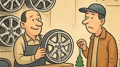 Banc: Cât costă jantele alea?