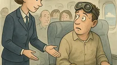 Banc: Ați mai zburat vreodată, domnule?