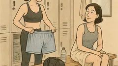Banc: Două femei se schimbau la sală