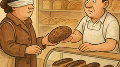 Banc: Intră o tipă plinuță în magazin