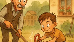 Banc: Bunicul grebla, nepotul face pariu