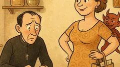 Banc: Nevasta preotului vine cu rochie scumpă