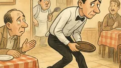 Banc: La restaurant, un chelner mergea crăcănat…